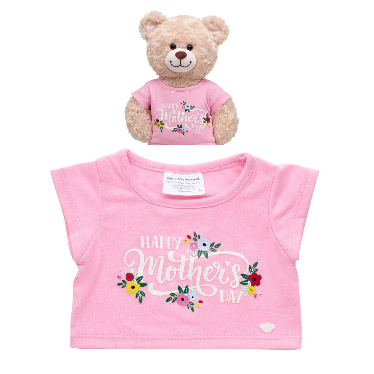Polera Rosa Dia De La Madre Build-A-Bear